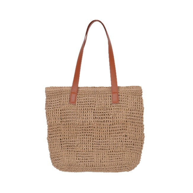 1Basket bag with sturdy leather handles Miroken