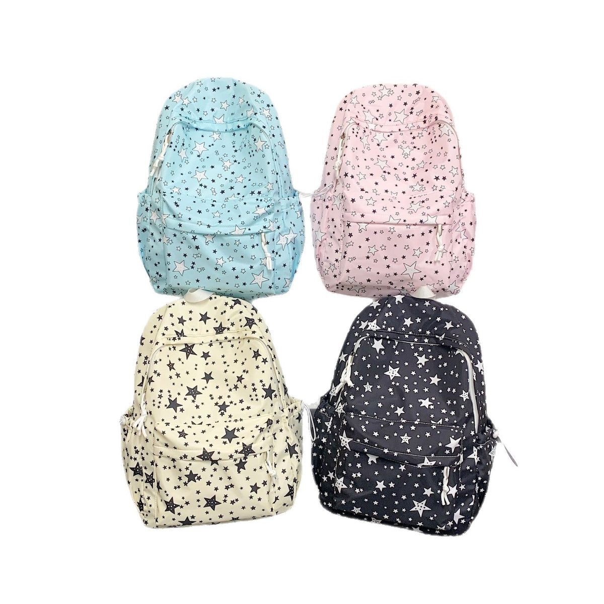 1Backpack with High-Quality Star Pattern and Multifunctional Compartments Miroken