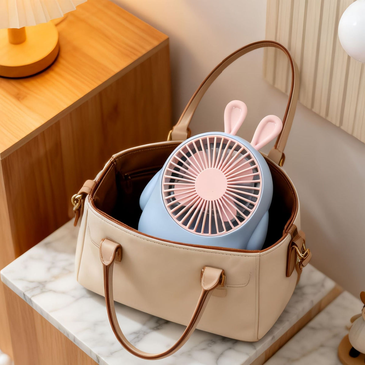 1Portable Mini Fan with Cryptic Animal Design Miroken