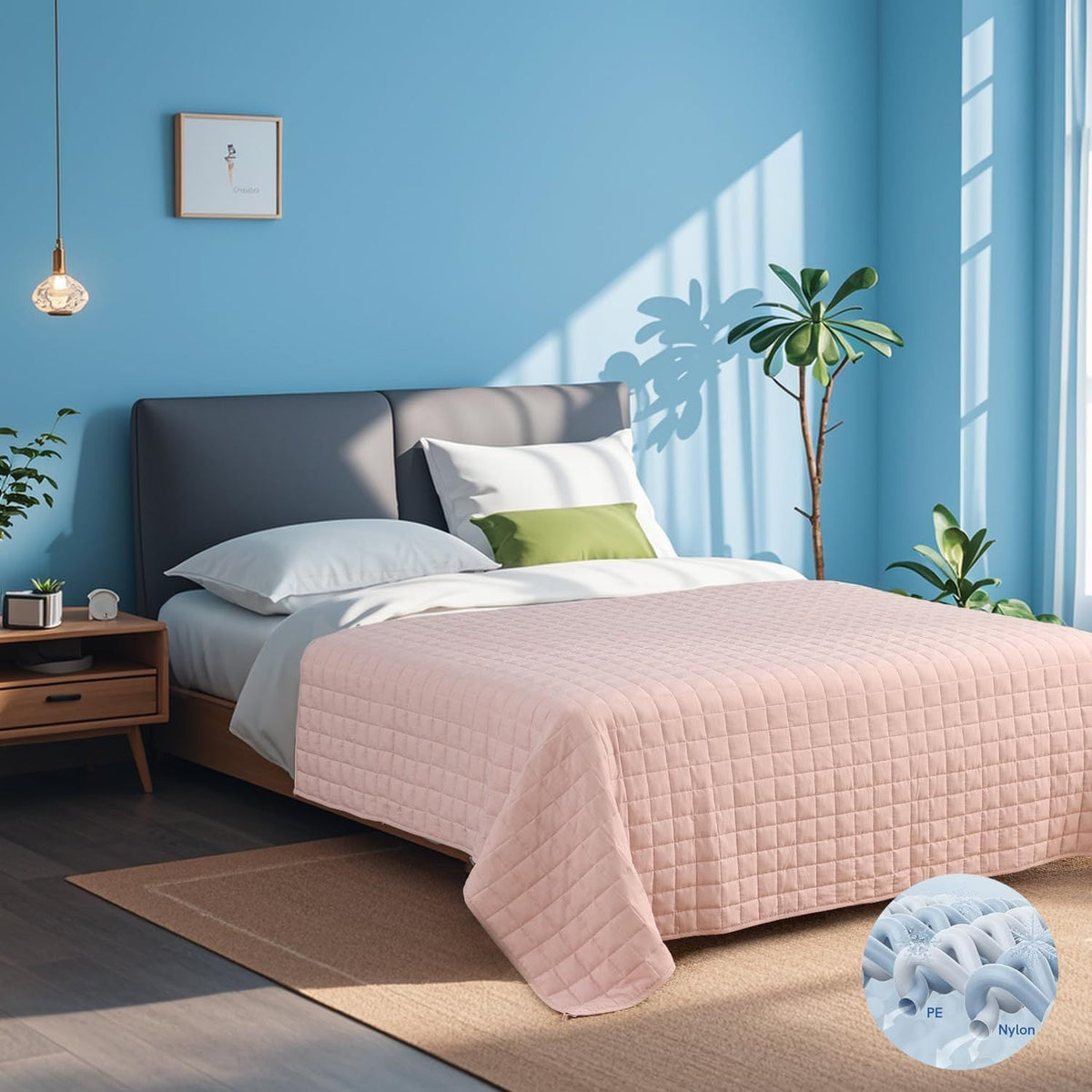 1Heavyweight Quilted Blanket Miroken