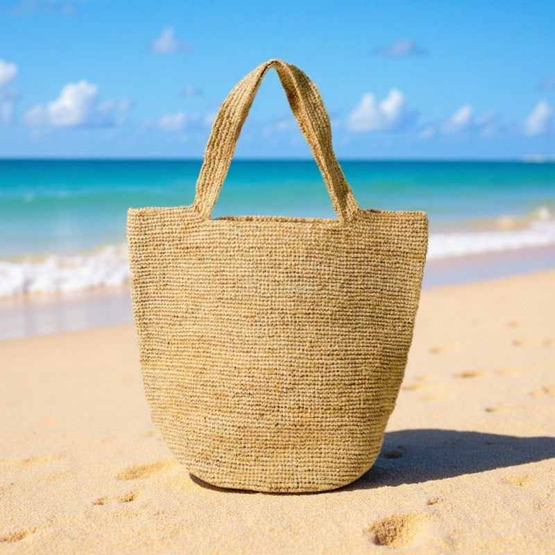 1Handmade Straw Tote Miroken