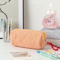 1Quilted Zippered Pencil Case Miroken