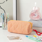 1Quilted Zippered Pencil Case Miroken