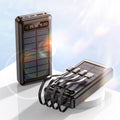 1Solar-powered power bank with intelligent power display and multifunctional charging cables Miroken