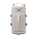 1Quilted Multi-Functional Travel Backpack Miroken