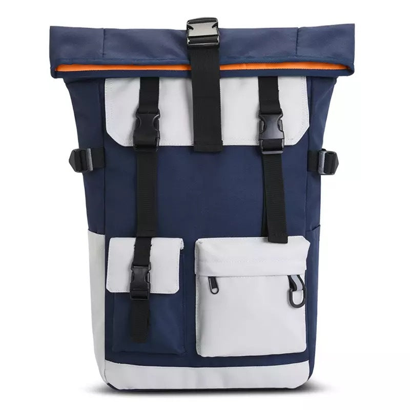 1Modern rolltop backpack with multifunctional exterior pockets Miroken