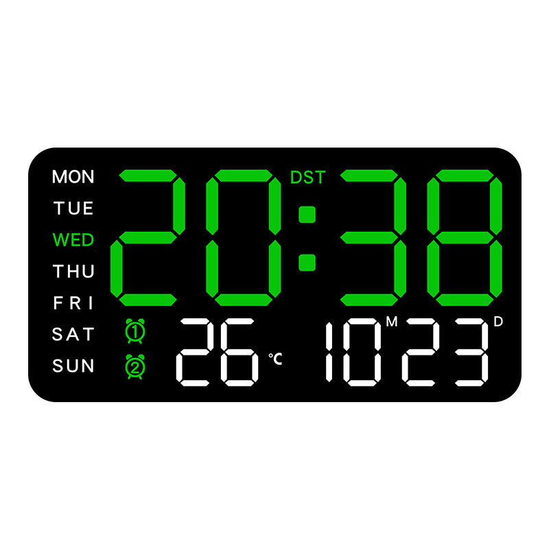 1Digital watch with multifunctional LED display Miroken
