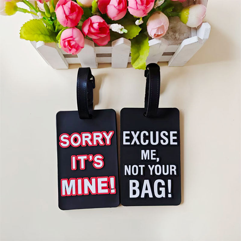 1Unisex Fun Statement Luggage Tag Miroken
