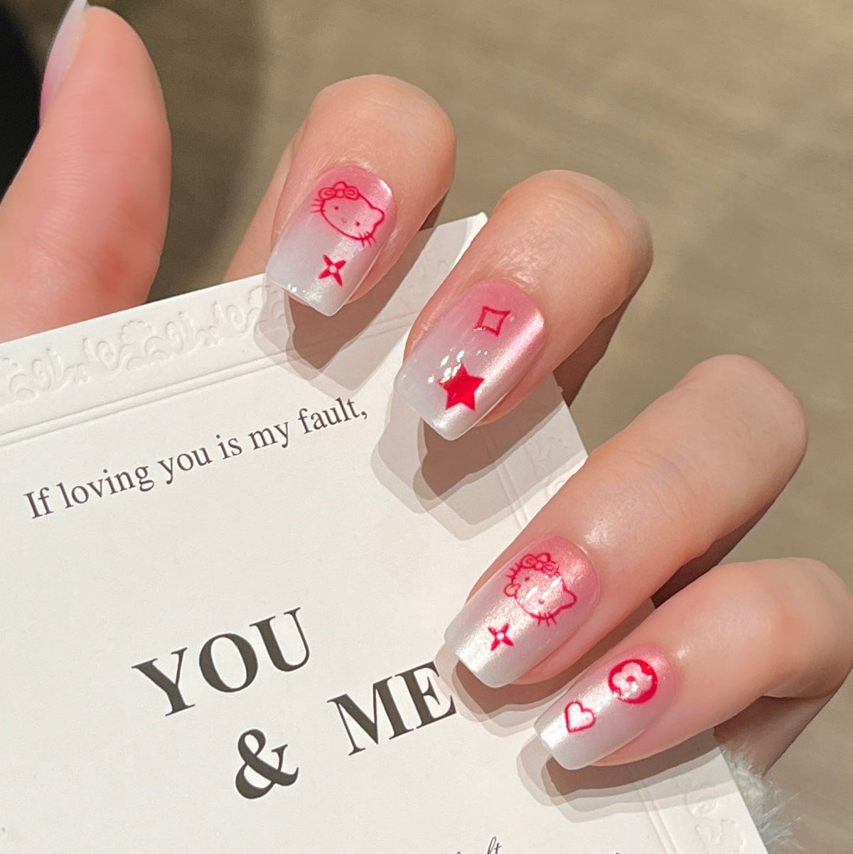 1Artistic Press-On Nails Miroken