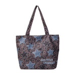 1Chic Denim Patchrk Tote Bag Miroken