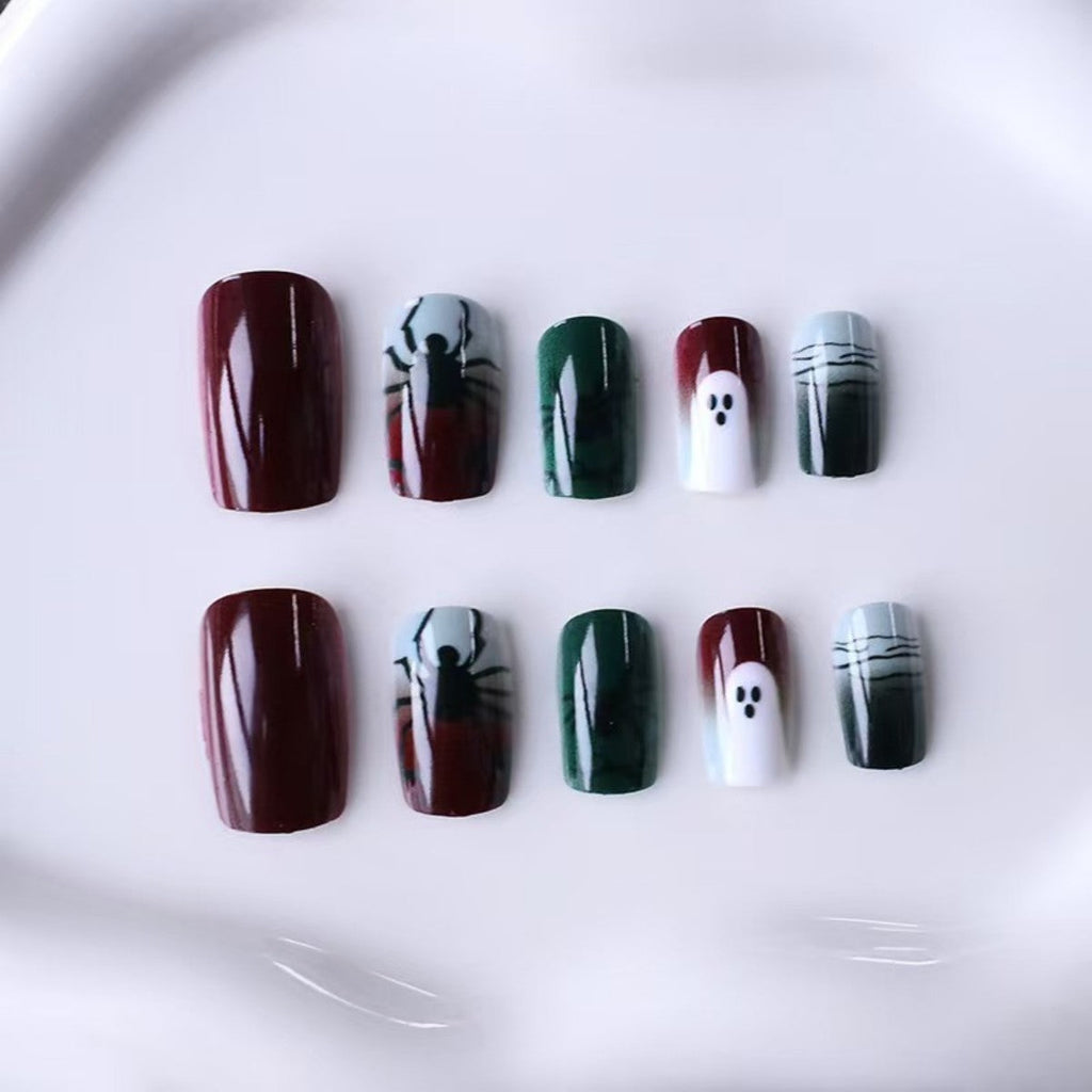 1Spider Design Artificial Nails Miroken