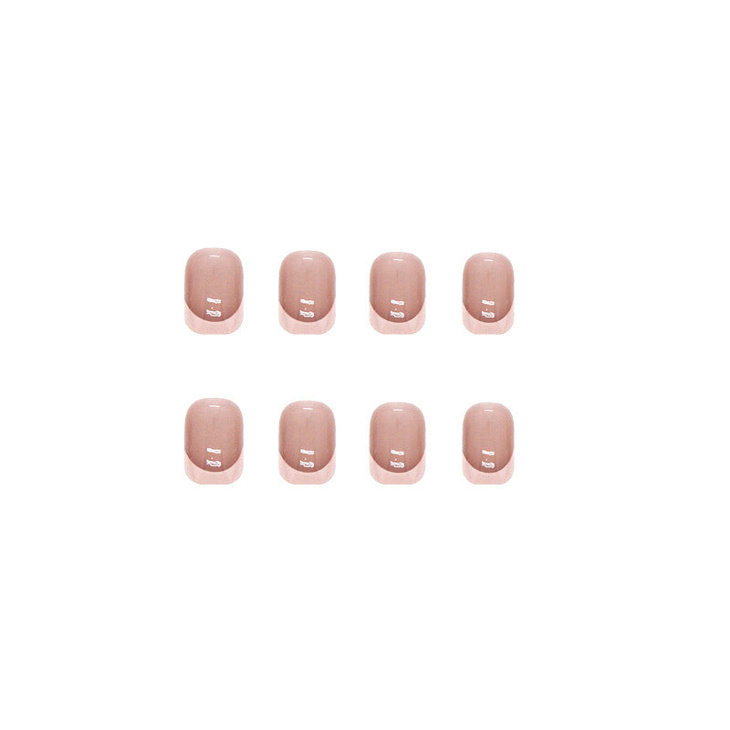 1Classic French Tip Press-On Nail Set Miroken