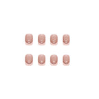 1Classic French Tip Press-On Nail Set Miroken