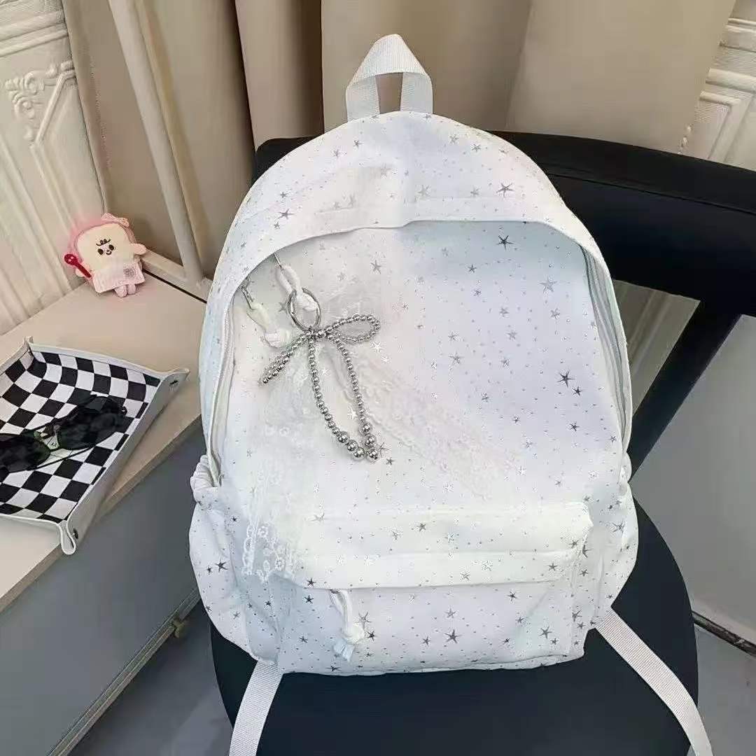 1Backpack with Sparkling Star Motif Miroken