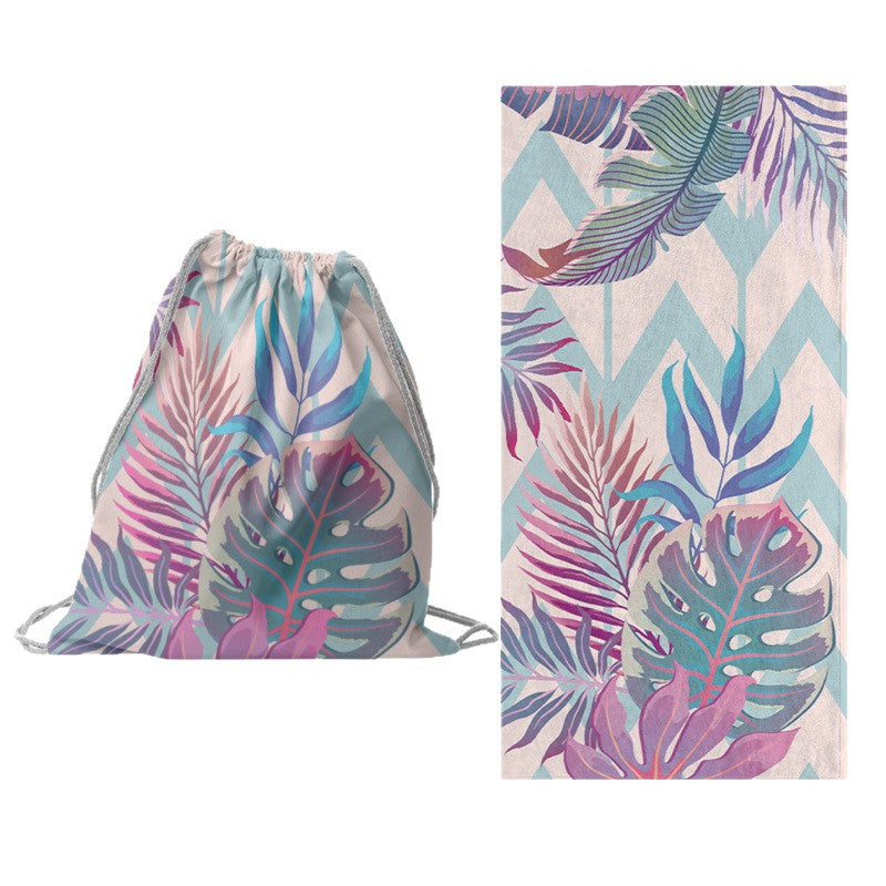 1Multifunctional beach set with tote bag and towel Miroken
