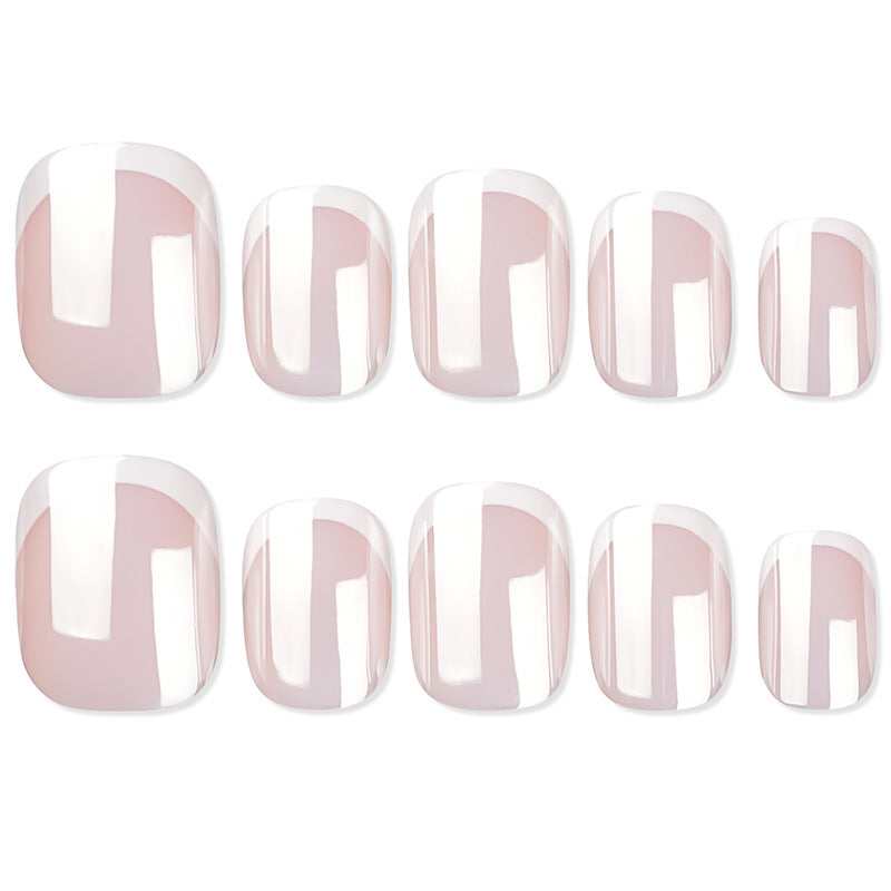 1Chic French Tip Press-On Nails Miroken
