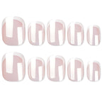 1Chic French Tip Press-On Nails Miroken