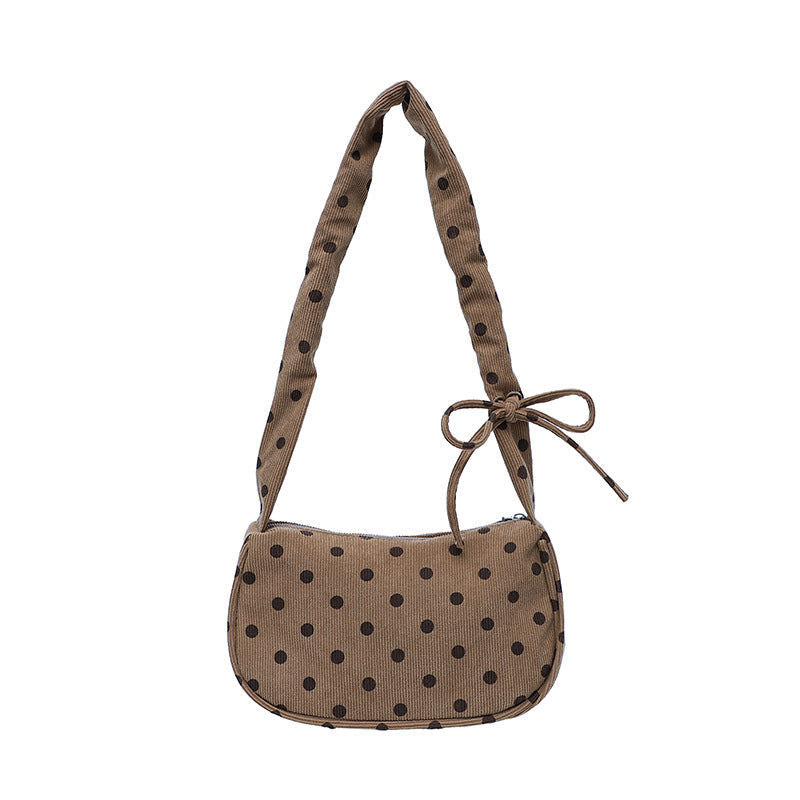 1WoVintage Polka Dot Crossbody Handbag Miroken