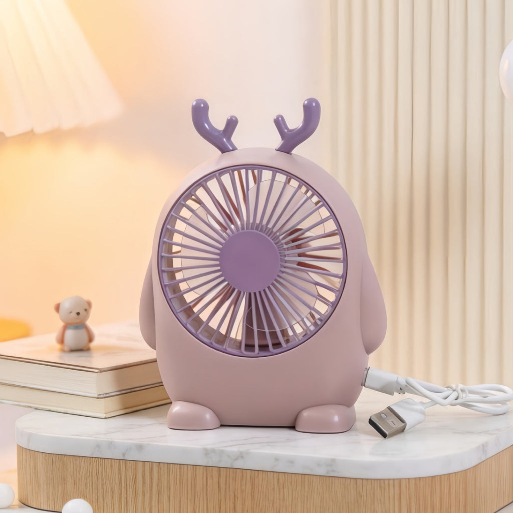 1Portable Mini Fan with Cryptic Animal Design Miroken