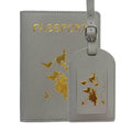 1Women's Passport Holder and Luggage Tag Set Miroken