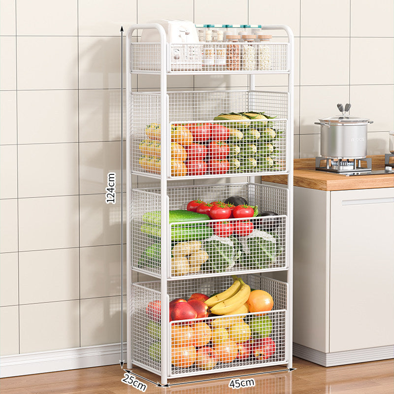 1Rolling Kitchen Storage Rack Miroken