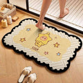 1Decorative Plush Bath Mat