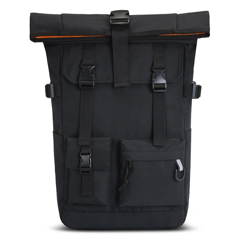 1Modern rolltop backpack with multifunctional exterior pockets Miroken