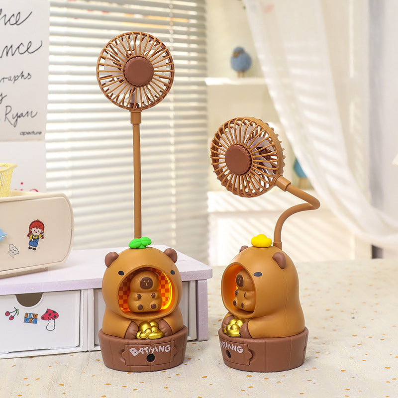 1Women cute mini table fan with animal design Miroken