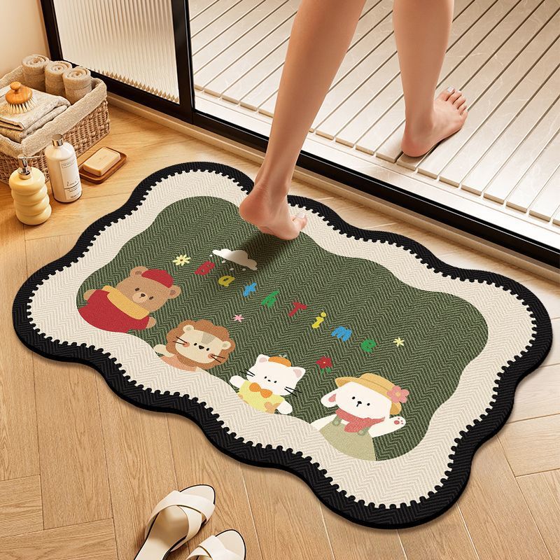 1Soft Absorbent Bath Rug Miroken