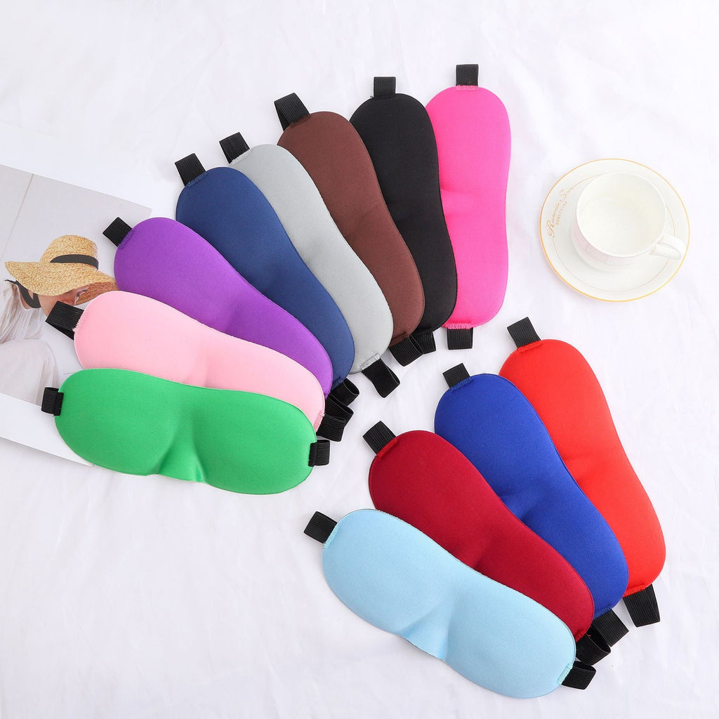 1Unisex nan three-dimensional contour eye mask with memory foam, soft nose bridge and adjustable comfort band Miroken