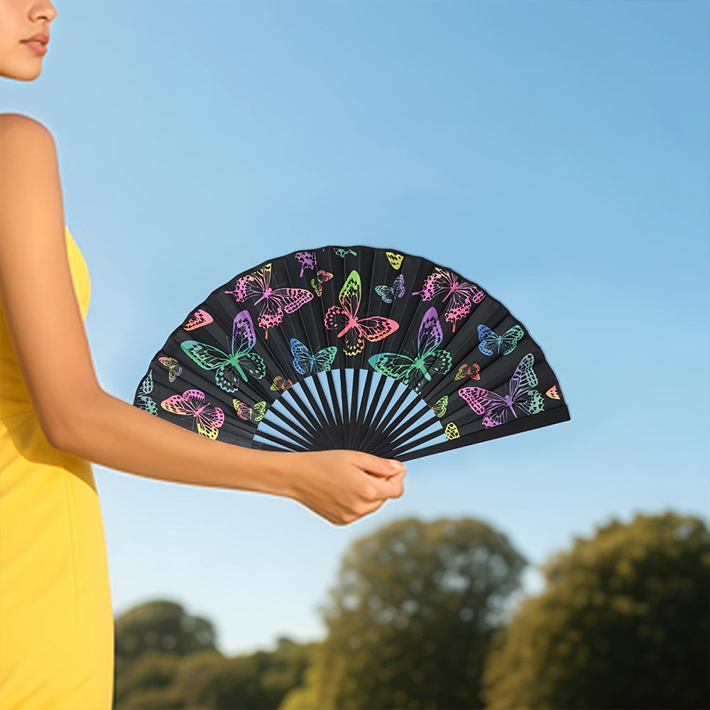 1Women's Folding Hand Fan Miroken