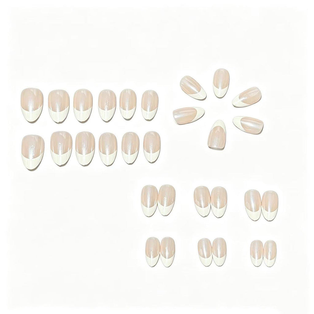 1Elegant French Tip Nail Art Set Miroken