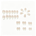 1Elegant French Tip Nail Art Set Miroken