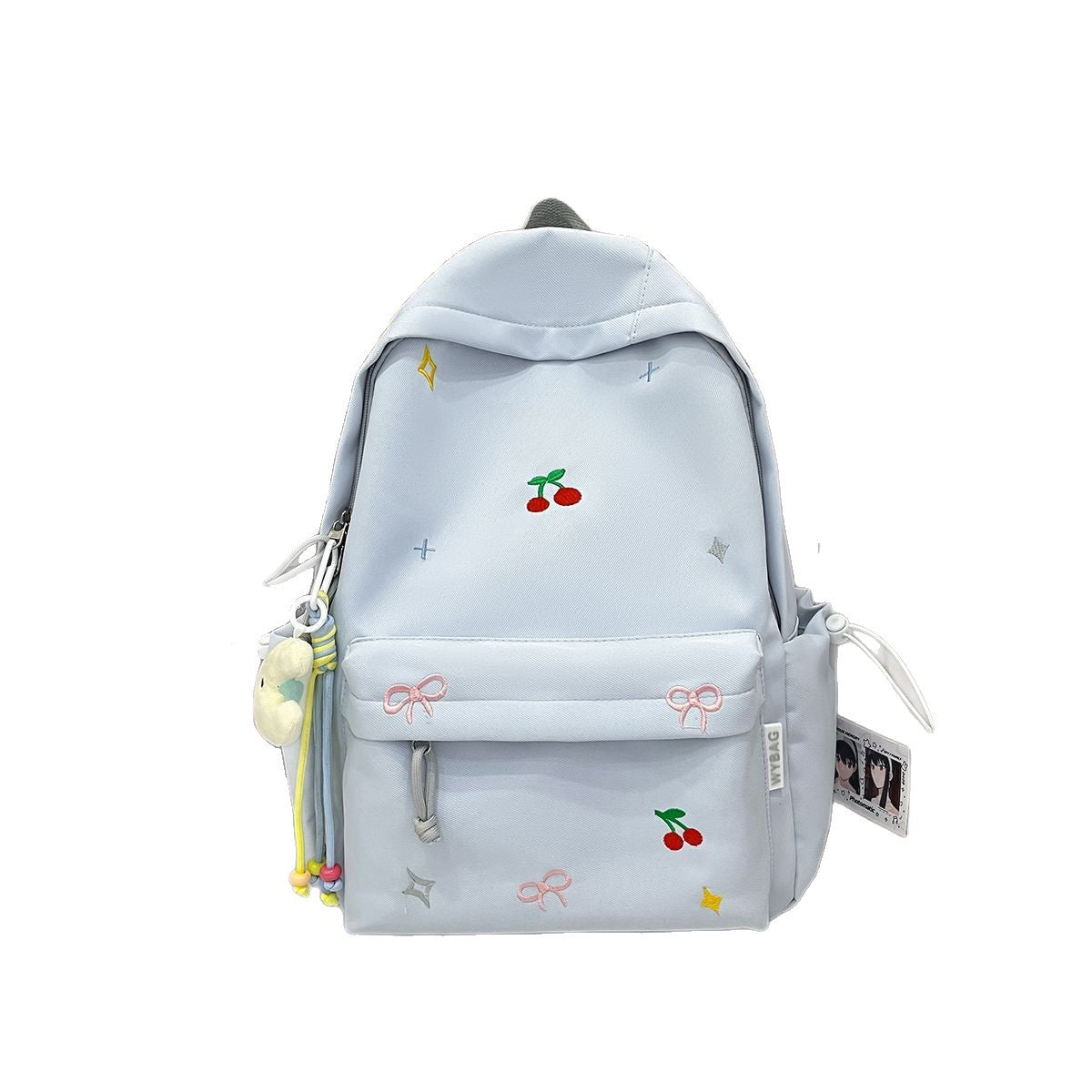 1Playful backpack with embroidery Miroken