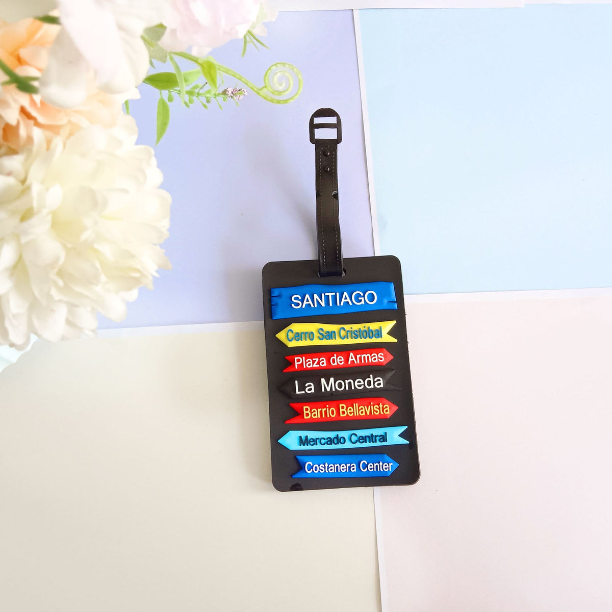 1Unisex Luggage Tag with Airplane Design Miroken