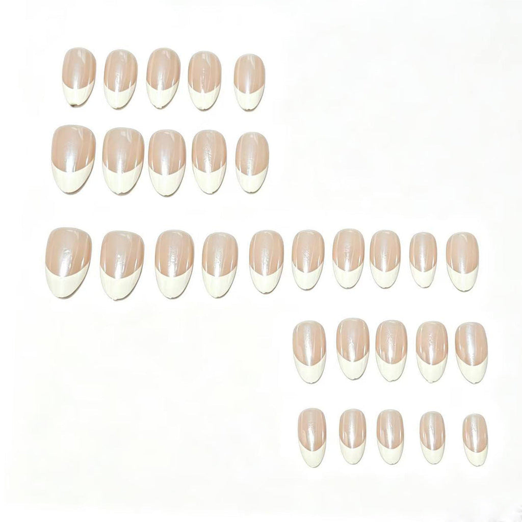 1Elegant French Tip Nail Art Set Miroken