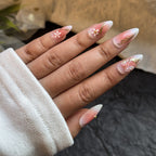 1Elegant Floral-Themed Press-On Nail Art Kit Miroken