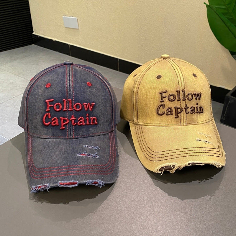 1Men's Distressed Vintage Baseball Cap Miroken