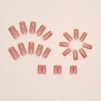 1Artificial nail tips with glamorous design and neon accents Miroken