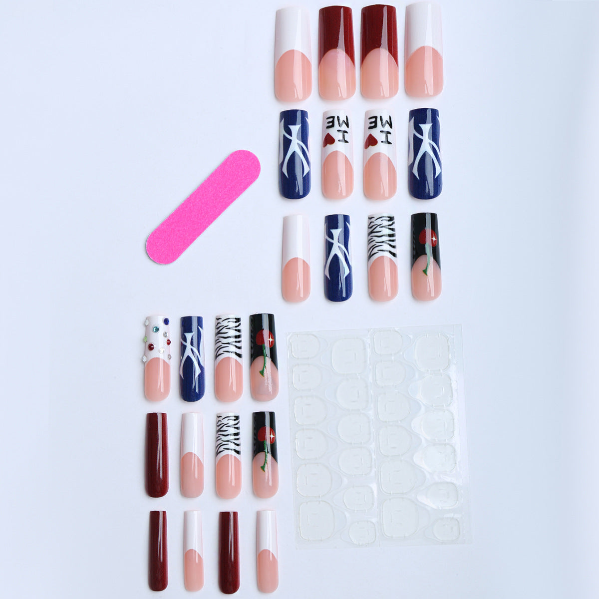 1Artificial nails with creative designs Miroken