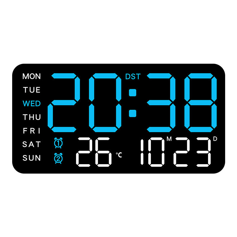 1Digital watch with multifunctional LED display Miroken