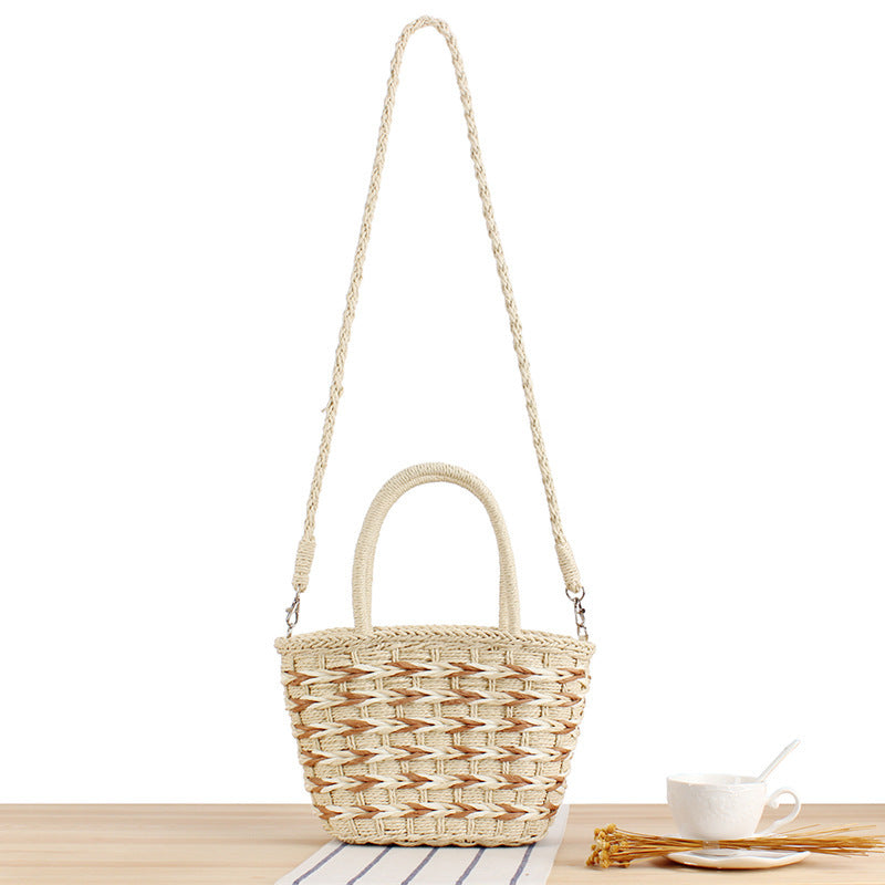 1Hand-knotted basket bag with practical carrying handles Miroken