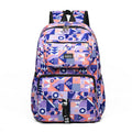 1Stylish Geometric Patterned Backpack