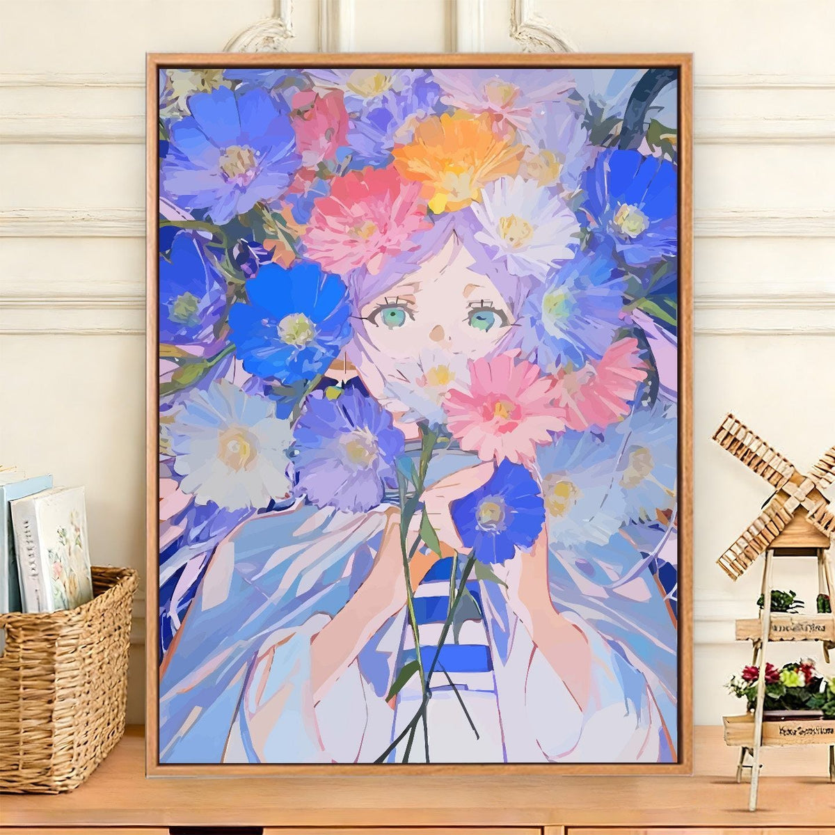 1Floral Fantasy Art Print Miroken