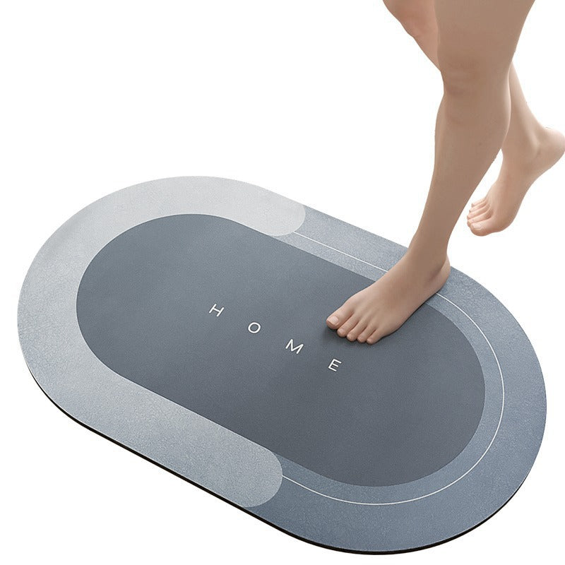 1Stylish Water-Resistant Bath Mat Miroken