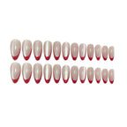 1Noble Stiletto Fake Nails with Glossy Finish and Gradient Miroken