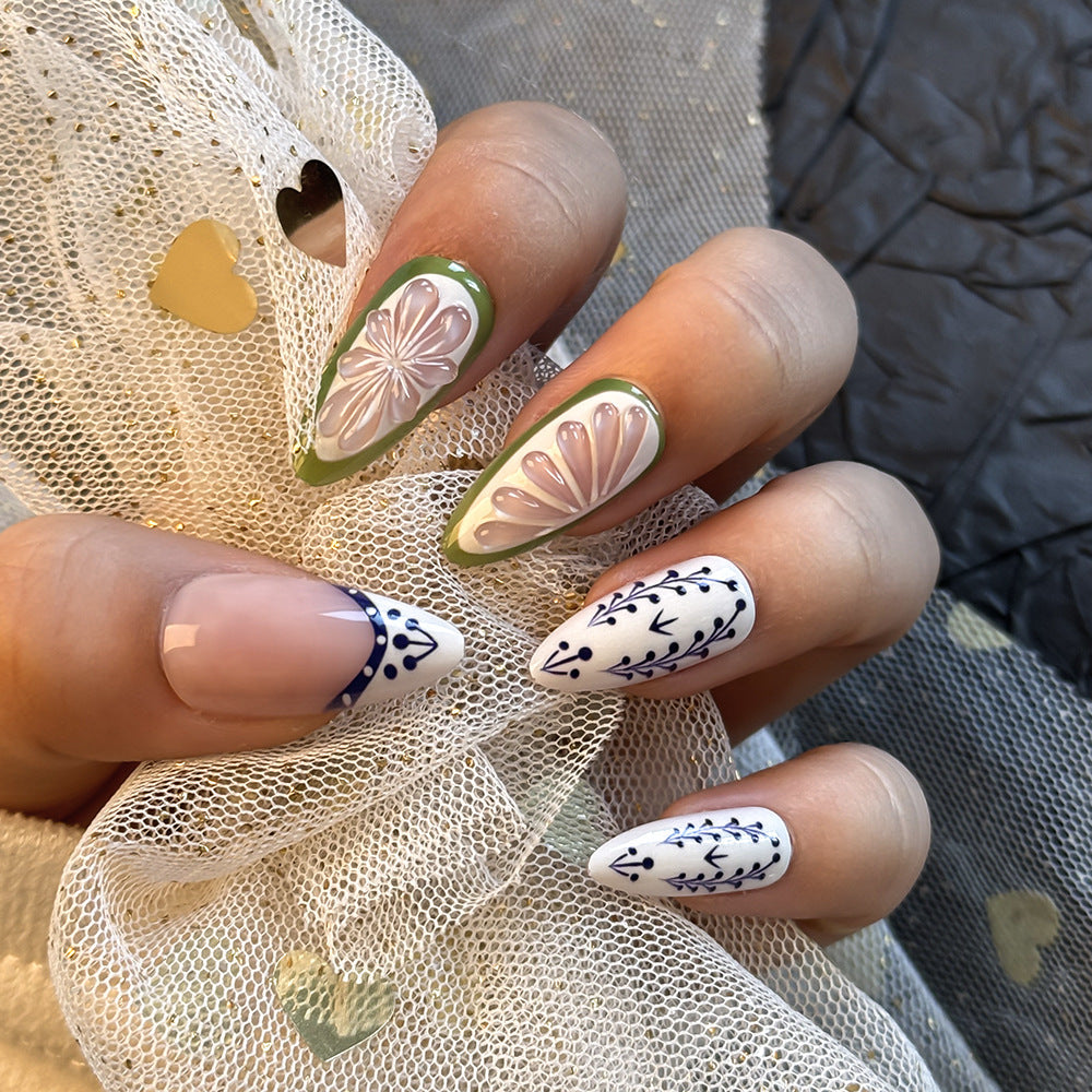 1Premium Decorative Press-On Nails Miroken