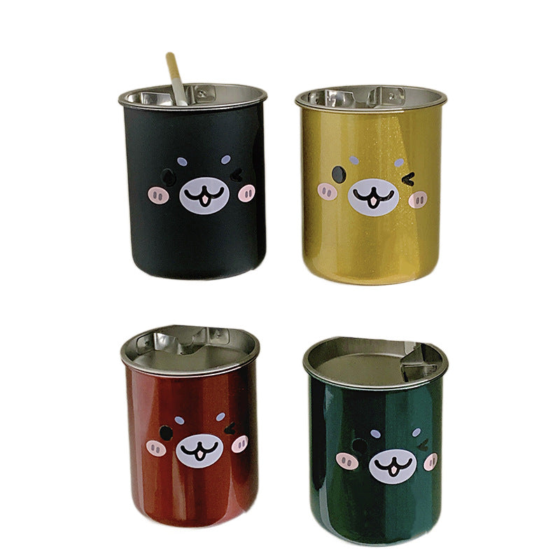 1Multifunctional drinking container with cute animal face Miroken