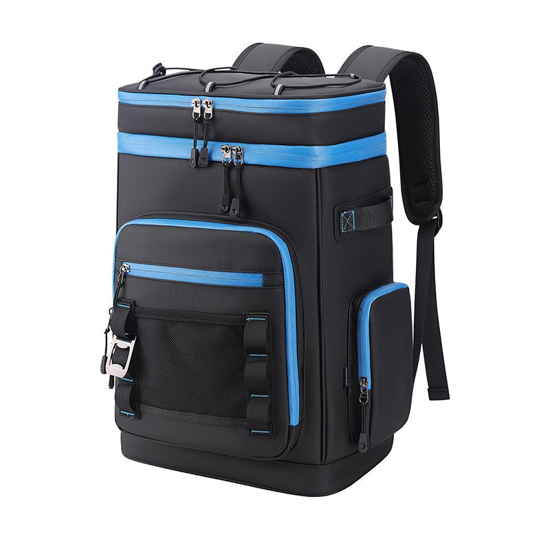 1Unisex nano insulated cool backpack with large volume, multiple organizational compartments, and ergonomic shoulder straps Miroken