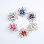 1Glamorous brooch with pearl set Miroken